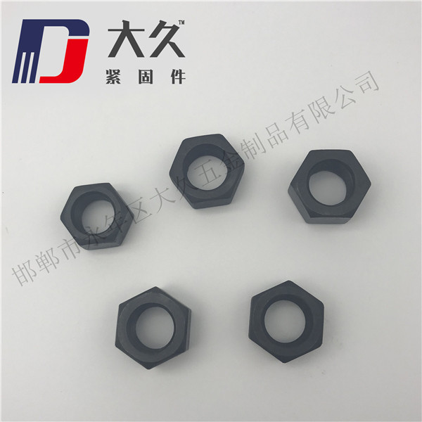 8級(jí)GB6176發(fā)黑細(xì)牙高強(qiáng)度螺母 8級(jí)GB6176發(fā)黑細(xì)牙高強(qiáng)度螺母